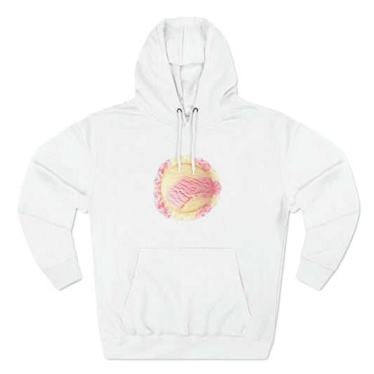 Vanilla Strawberry Swirl 🍧 Premium Pullover Hoodie
