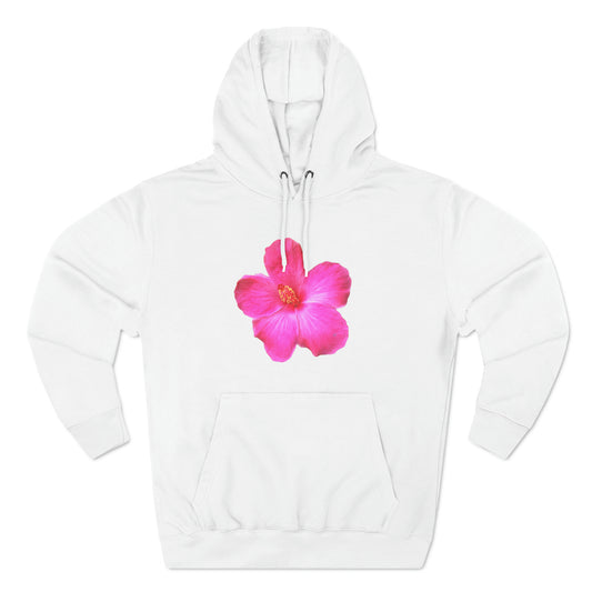 Pink Hibiscus 🌺 Premium Pullover Hoodie